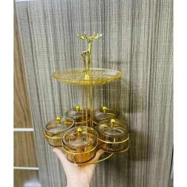 Khay mứt Meka mẫu Tết 2.024 - Thiết kế sang trọng, giảm giá 18% chỉ 215.000đ