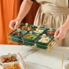 Khay mứt sứ khung kim loại 4-6 ngăn An toàn Sang Sạch – Giá ưu đãi 395k 2