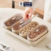Khay Mứt Tết 4 Ngăn Cao Cấp - Sang Trọng Đựng Hạt Khô, Mứt, Bánh Kẹo, Giá 234k