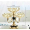 Khay mứt tết 5 cánh sen xoay 360 độ sang trọng - Đựng bánh kẹo, hoa quả, ăn vặt 4