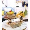 Khay mứt tết 5 cánh sen xoay 360 độ sang trọng - Đựng bánh kẹo, hoa quả, ăn vặt 7