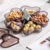 Khay mứt Tết hạt dưa bánh kẹo hình trái tim xoay 360 - Gấu bạc, Vàng trà kim cương, giảm 20% HOME25 7