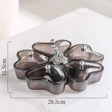 Khay mứt Tết hạt dưa bánh kẹo hình trái tim xoay 360 - Gấu bạc, Vàng trà kim cương, giảm 20% HOME25 10 Khay mứt Tết hạt dưa bánh kẹo hình trái tim xoay 360 - Gấu bạc, Vàng trà kim cương, giảm 20% HOME25 10