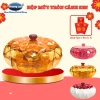 Khay Mứt Tết Hình Tròn Ø25 TL051 - Hộp Đựng Bánh Mứt Kẹo Cao Cấp, Sang Trọng, Quà Biếu Tết 132.000đ