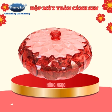 Khay Mứt Tết Hình Tròn Ø25 TL051 - Hộp Đựng Bánh Mứt Kẹo Cao Cấp, Sang Trọng, Quà Biếu Tết 132.000đ 5