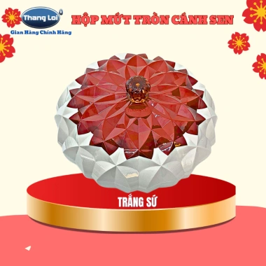 Khay Mứt Tết Hình Tròn Ø25 TL051 - Hộp Đựng Bánh Mứt Kẹo Cao Cấp, Sang Trọng, Quà Biếu Tết 132.000đ 7