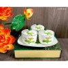 Khay mứt Tết sứ hoa sen cam vẽ tay sắc nét - Sang trọng, không kèm hộp, giảm giá 355.000 VND 8