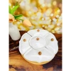 Khay Mứt Tết Sứ Trắng Viền Hoa Sen Nắp Gỗ Sang Trọng - Giá ưu đãi 399.000đ, giảm 87.780đ 6