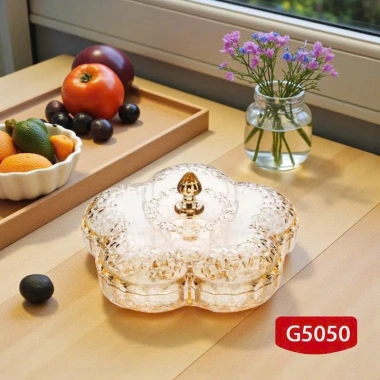 Khay Mứt Tết Trong Suốt – Thiết Kế Tinh Tế, Tô Điểm Không Gian Xuân Rạng Rỡ, Giá Ưu Đãi 470.000₫