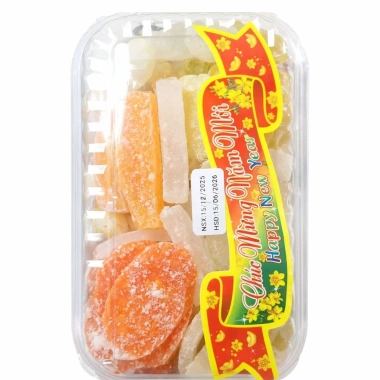 Khay mứt Tết truyền thống - Mứt sấy khô ráo, áo đường mịn, vị ngọt vừa, giảm còn 80.750₫ 6