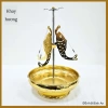 Khay Nhang Cắm Hương Vòng Bằng Hợp Kim Đồ Thờ Cúng - Thiết Kế Rồng Cá Tinh Tế, Chống Tàn Hương Rơi, Giá 145.000 VND 3