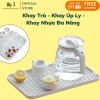 Khay nhựa đa năng đựng ly, bình trà, rau củ, khay hứng nước, thiết kế tối giản, giảm giá 80.000