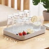 Khay nhựa đa năng đựng ly, bình trà, rau củ, khay hứng nước, thiết kế tối giản, giảm giá 80.000 5