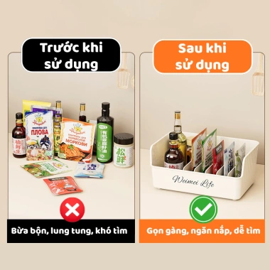 Khay Nhựa Đựng Gia Vị - Thiết Kế Chia Ngăn Thông Minh, Hộp Đồ Ăn Vặt Gọn Gàng 73.000 VND 5 Khay Nhựa Đựng Gia Vị - Thiết Kế Chia Ngăn Thông Minh, Hộp Đồ Ăn Vặt Gọn Gàng 73.000 VND 5