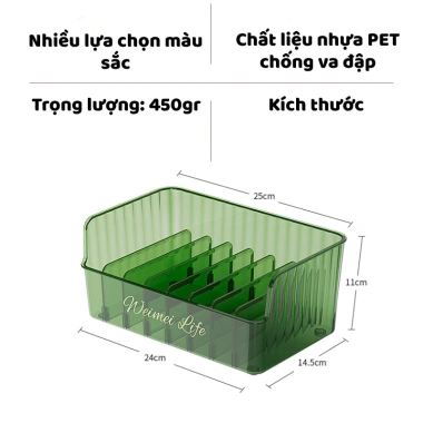 Khay Nhựa Đựng Gia Vị - Thiết Kế Chia Ngăn Thông Minh, Hộp Đồ Ăn Vặt Gọn Gàng 73.000 VND 9 Khay Nhựa Đựng Gia Vị - Thiết Kế Chia Ngăn Thông Minh, Hộp Đồ Ăn Vặt Gọn Gàng 73.000 VND 9