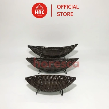 Khay nhựa giả mây hình thuyền đựng bánh kẹo hoa quả - Chân đế thép, giá 47.600₫ 4 Khay nhựa giả mây hình thuyền đựng bánh kẹo hoa quả - Chân đế thép, giá 47.600₫ 4