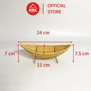 Khay nhựa giả mây hình thuyền đựng bánh kẹo hoa quả - Chân đế thép, giá 47.600₫ 10 Khay nhựa giả mây hình thuyền đựng bánh kẹo hoa quả - Chân đế thép, giá 47.600₫ 10