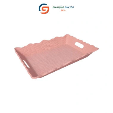 Khay nhựa giả mây quai Song Long đa năng - Đựng hoa quả, bánh kẹo, trà nước, chỉ 29.000₫ 8
