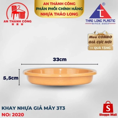 Khay nhựa giả mây vành cao Set Tết 2.026 - Xếp bánh kẹo, hoa quả, ngũ quả - Thảo Long - 61.750đ 3 Khay nhựa giả mây vành cao Set Tết 2.026 - Xếp bánh kẹo, hoa quả, ngũ quả - Thảo Long - 61.750đ 3