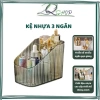 Khay Nhựa Trong 3 Ngăn Đựng Đồ Trang Điểm - Nhẹ, Bảo Quản, Giá Ưu Đãi 24.364₫