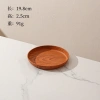 Khay Nhựa Vân Gỗ Tròn, Đĩa Gỗ Beech Decor Sang Trọng Nhật Bản, Giá 39.000₫ 6