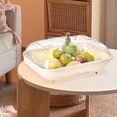 Khay phục vụ Multipurose di động nắp, Hộp thực phẩm cho bữa sáng, trái cây, sự kiện