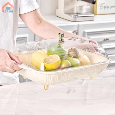 Khay phục vụ Multipurose di động nắp, Hộp thực phẩm cho bữa sáng, trái cây, sự kiện 5