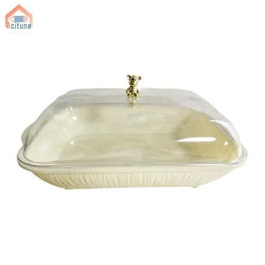 Khay phục vụ Multipurose di động nắp, Hộp thực phẩm cho bữa sáng, trái cây, sự kiện 10