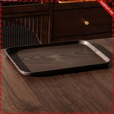 Khay phục vụ nhựa ABS hình chữ nhật - Đĩa ăn nhẹ đa năng, bộ sắp xếp tiệc cho bàn ăn phòng khách 3