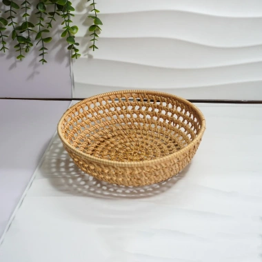 Khay Rổ Mây Đan Tay Vintage – Trang trí bàn ăn, quán cafe, homestay, giá 83.400đ 6