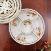 Khay Sứ Mây Tre Đan Bát Tràng - Đựng Mứt, Bánh Kẹo Tết Nhiều Mẫu Giá 430.000₫ 2
