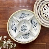 Khay Sứ Mây Tre Đan Bát Tràng - Đựng Mứt, Bánh Kẹo Tết Nhiều Mẫu Giá 430.000₫ 5