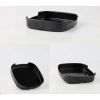 Khay Sushi Đen Vuông Fataco Melamine – Khay Đồ Ăn Sáng Bóng Mta-Mart2 26k 2