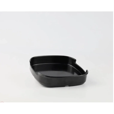 Khay Sushi Đen Vuông Fataco Melamine – Khay Đồ Ăn Sáng Bóng Mta-Mart2 26k 3