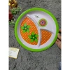 Khay Tập Ăn Nhựa Melamine 3 Ngăn Lớn Cho Bé - Dễ Vệ Sinh, Giá 39.000đ - Mta-Mart2 4