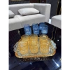 Khay thủy tinh trong suốt hình chữ nhật DELISOGA - Đa năng đựng ly cốc, bánh kẹo, giá 135.000 7