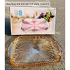 Khay thủy tinh trong suốt hình chữ nhật DELISOGA - Đa năng đựng ly cốc, bánh kẹo, giá 135.000 10