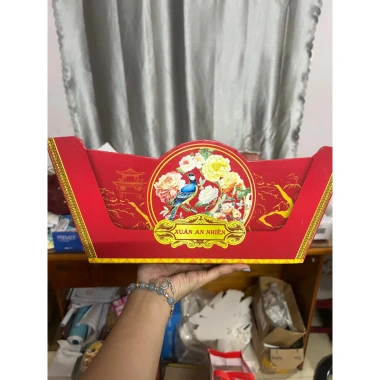 Khay thuyền đựng quà Tết sang trọng, thiết kế độc đáo, chỉ 35.000đ giảm giá
