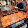 Khay trà gỗ nguyên khối sang trọng - Đựng ấm chén, giảm giá 20% - 250.000 VND