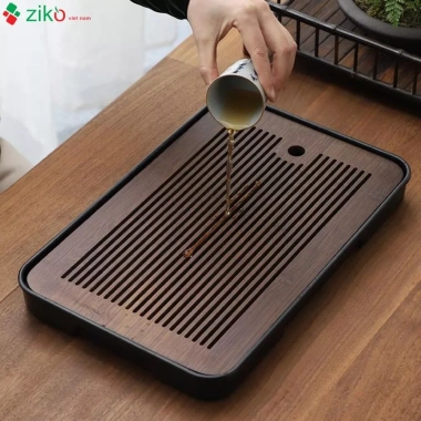 Khay trà gỗ tre cao cấp, khay hứng nhựa siêu bền, giá 99.000 VNĐ, đẹp, bền, rẻ, đồ dùng nhà bếp, dễ vệ sinh, chất lượng cao