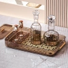Khay trà & ly 2 lớp acrylic cứng cáp, kèm hộp đựng trà cafe đa năng - Giá 125.000đ 4