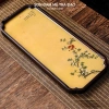 Khay Trà Mặt Sứ Độc Ẩm Họa Tiết Cây Mai 30x13cm - Giá chỉ 268.000₫