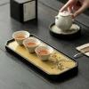 Khay Trà Mặt Sứ Độc Ẩm Họa Tiết Cây Mai 30x13cm - Giá chỉ 268.000₫ 4