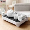 Khay trà nhựa chữ nhật 2 lớp ráo nước cao cấp JIANXIA - Khay úp cốc ly nhập khẩu, chống bám bẩn, giá 273.900₫ 7