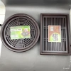 Khay Trà Nhựa Giả Gỗ Cao Cấp Hình Tròn Song Long - Đựng Ấm Chén, Giá 72.000đ 5