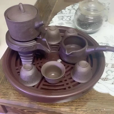 Khay Trà Nhựa Giả Gỗ Cao Cấp Hình Tròn Song Long - Đựng Ấm Chén, Giá 72.000đ 6 Khay Trà Nhựa Giả Gỗ Cao Cấp Hình Tròn Song Long - Đựng Ấm Chén, Giá 72.000đ 6