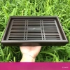 Khay Trà Nhựa Giả Gỗ Cao Cấp Hình Tròn Song Long - Đựng Ấm Chén, Giá 72.000đ 7