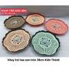 Khay Trà Nhựa Giả Gỗ Hình Hoa Sen Cá Chép Chống Đọng Nước Sang Trọng 49.000đ 2