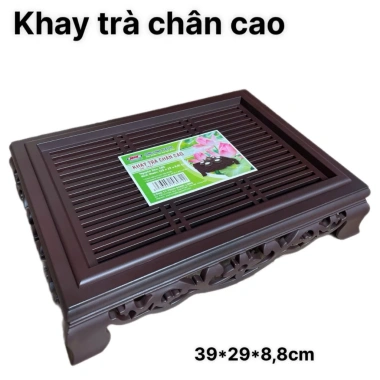 Khay trà nhựa giả gỗ họa tiết cổ truyền Song Long – Giá ưu đãi 64.880đ, chính hãng, chất lượng cao 7