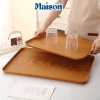 Khay Trà Nhựa Vân Gỗ MAISON – Sang Trọng, Đựng Đồ Ăn, Trái Cây, Giá 46.000₫